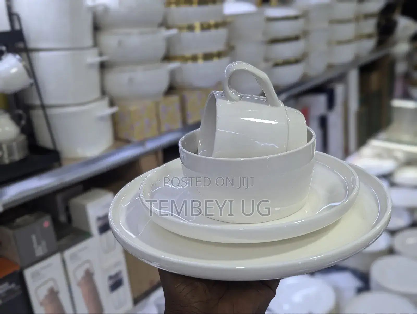 24 Piece Dinner Set of 6 Each. White