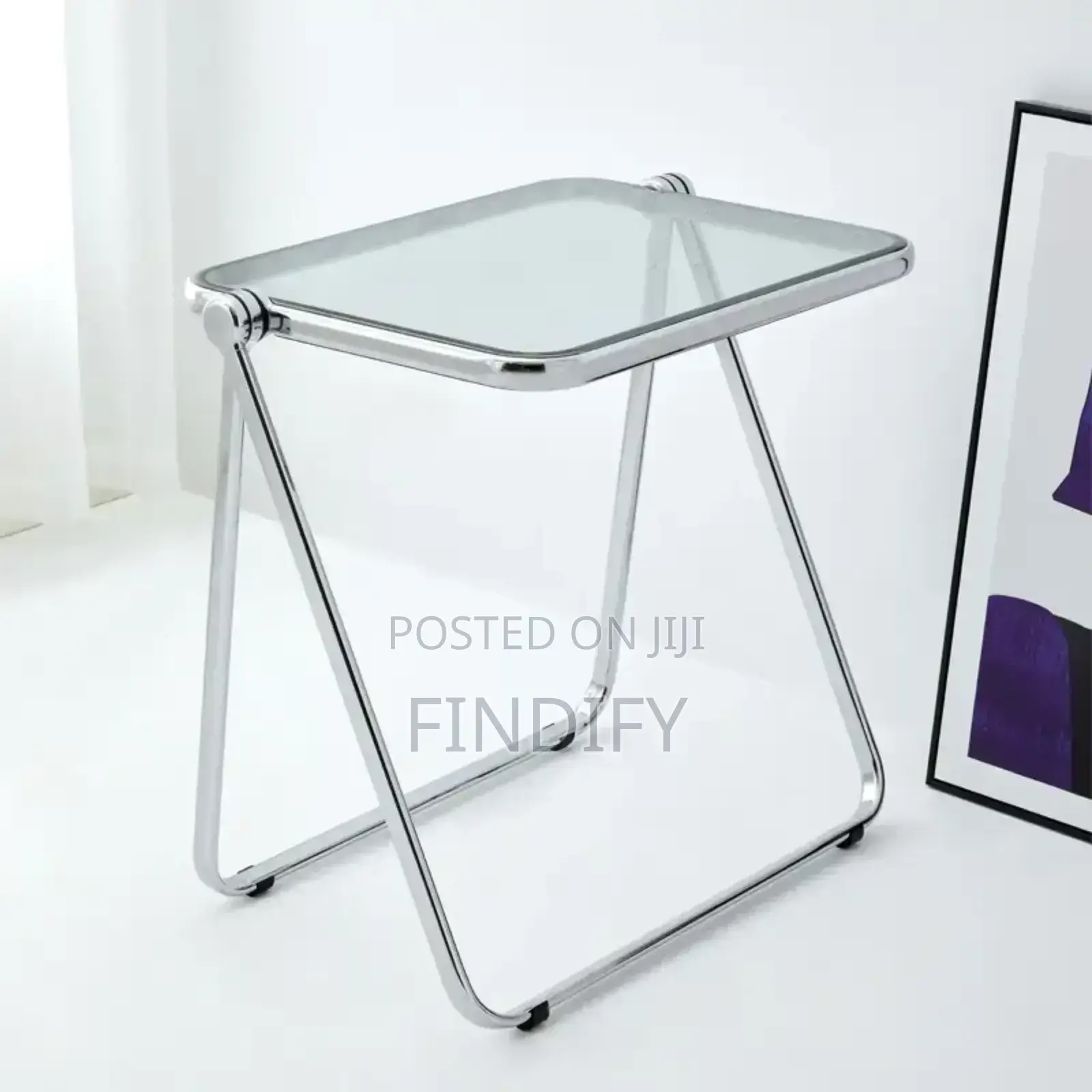 Acrylic Folding
Chair and Table for Living Room