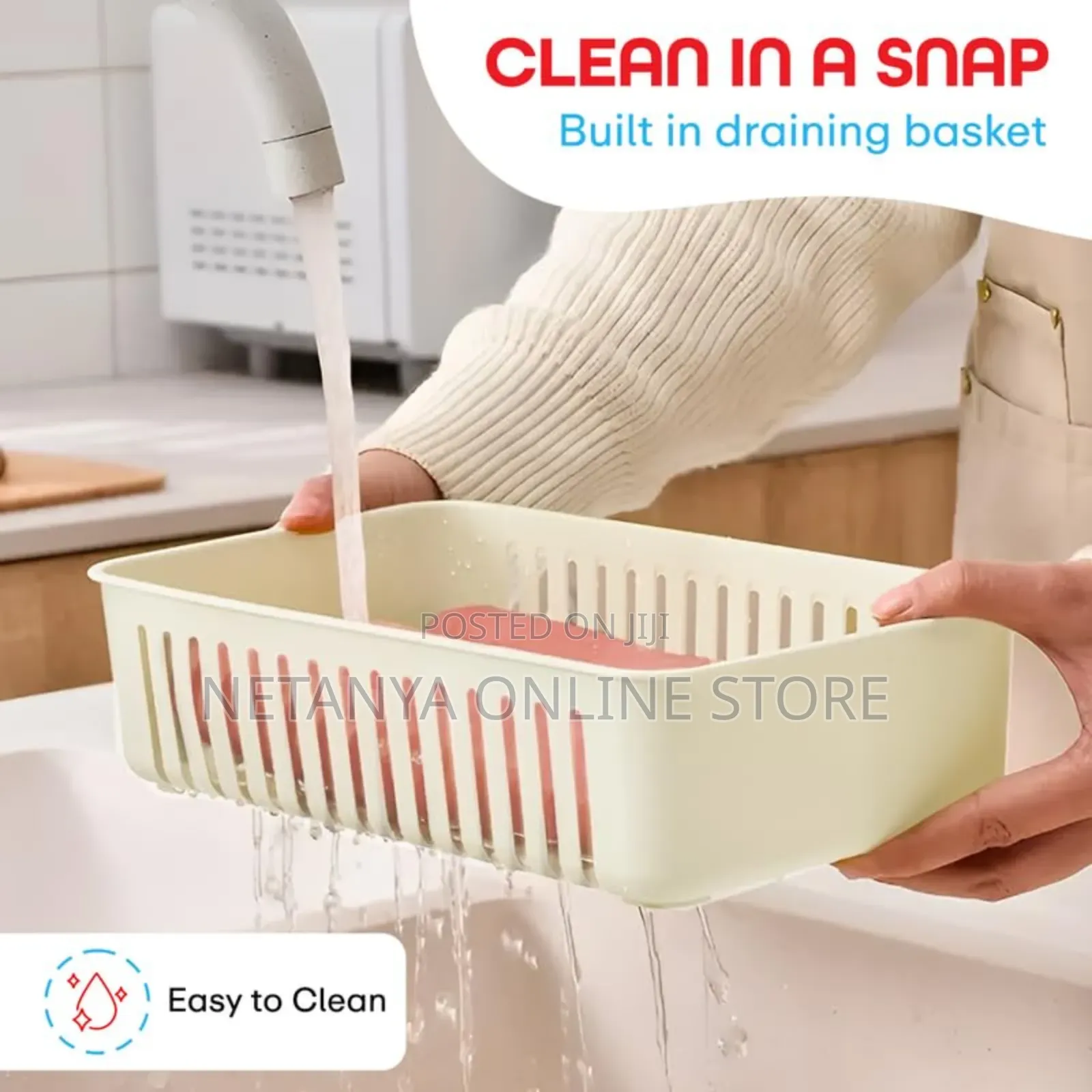 Large Capacity Refrigerator Storage Containers