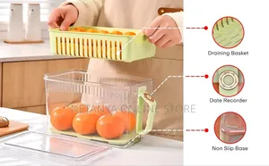 Large Capacity Refrigerator Storage Containers