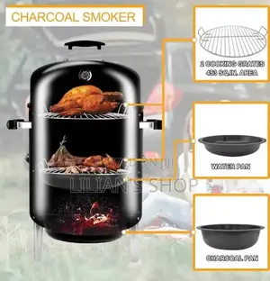 3 in 1 Multifunction BBQ Grill and Smooker