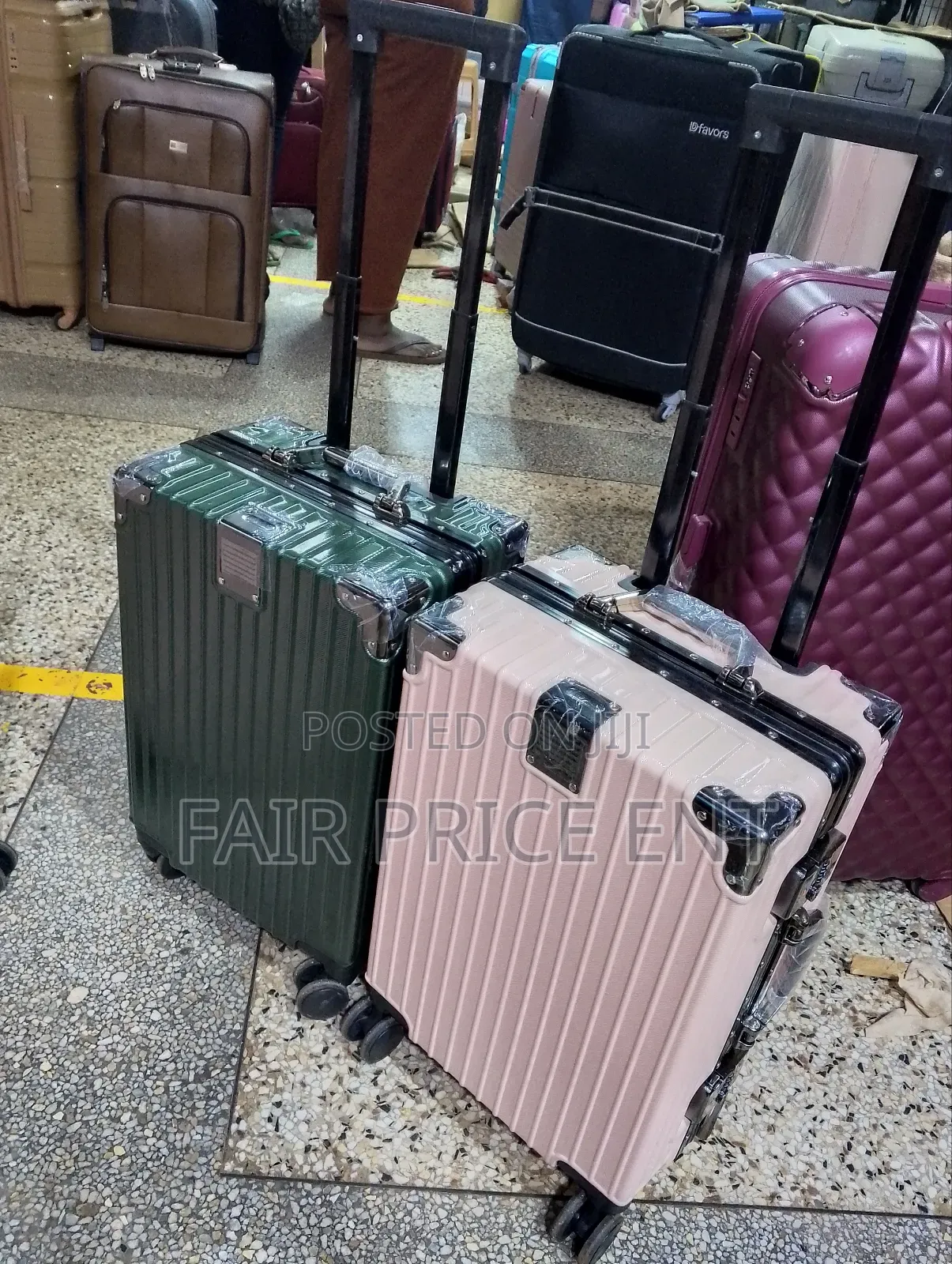 Noble Safari Suitcase. Small.( Pink)
