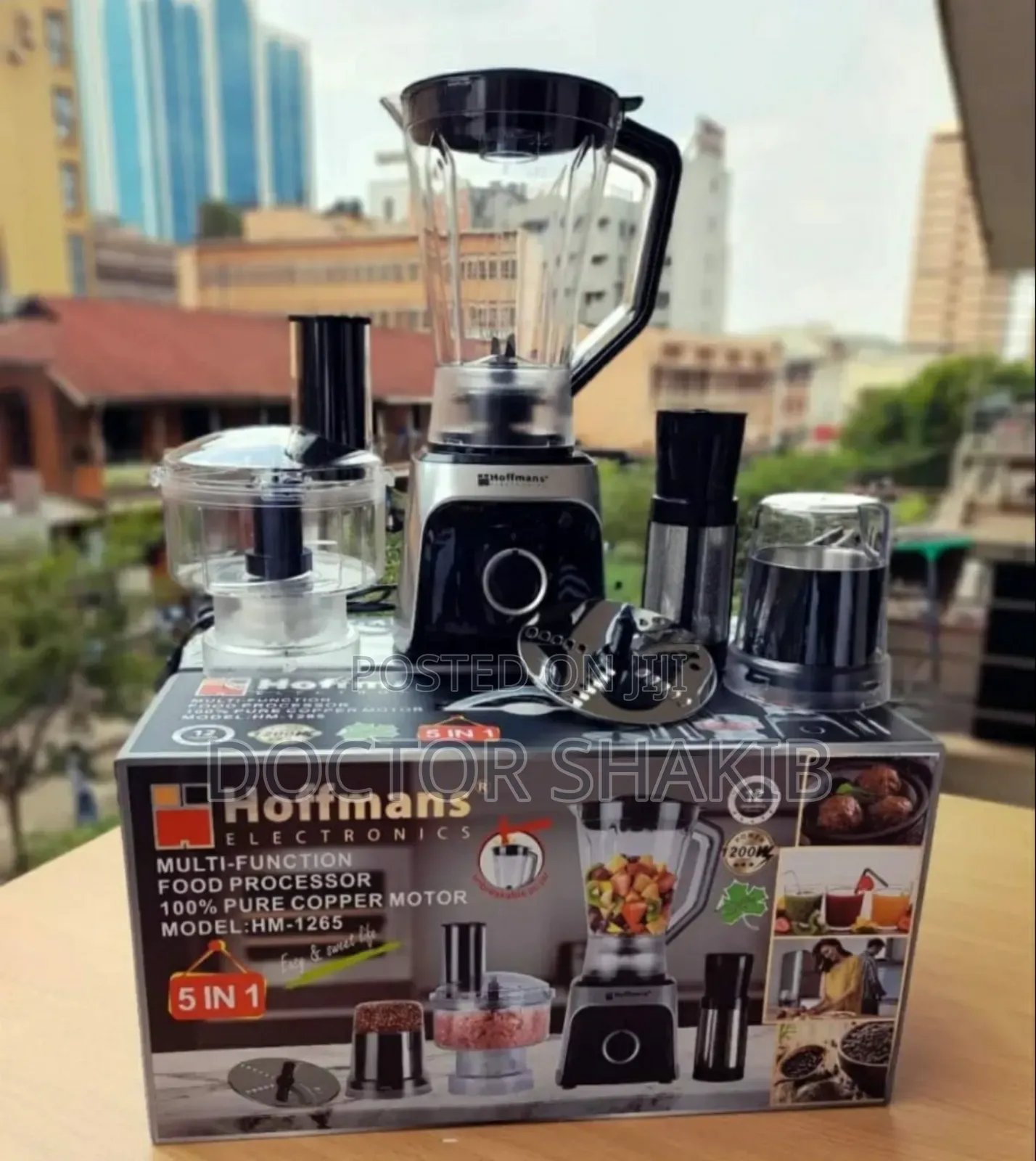 Heavy Duty Hoffman 5in 1 Electric Multi Function Blender