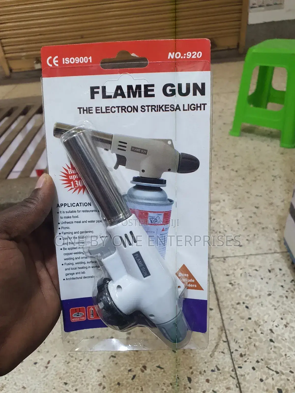 Portable Metal Flame Gun Torch Welding Gas Ignition Lighter