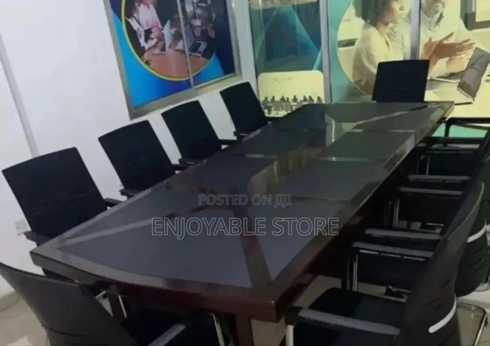 Boadroom Table and Chairs Set
