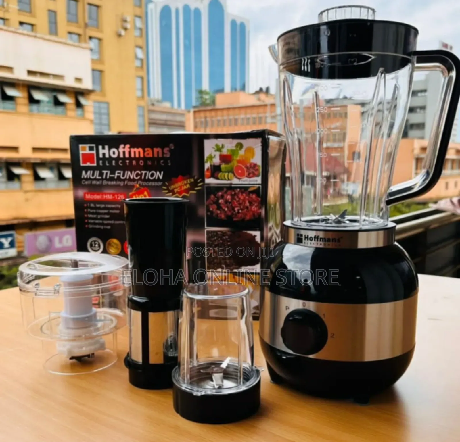 4 in 1 Hoffmans Blender With Grinder, Food Processor,Juicer