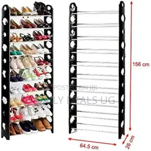 Metallic Storage Shoe Rack