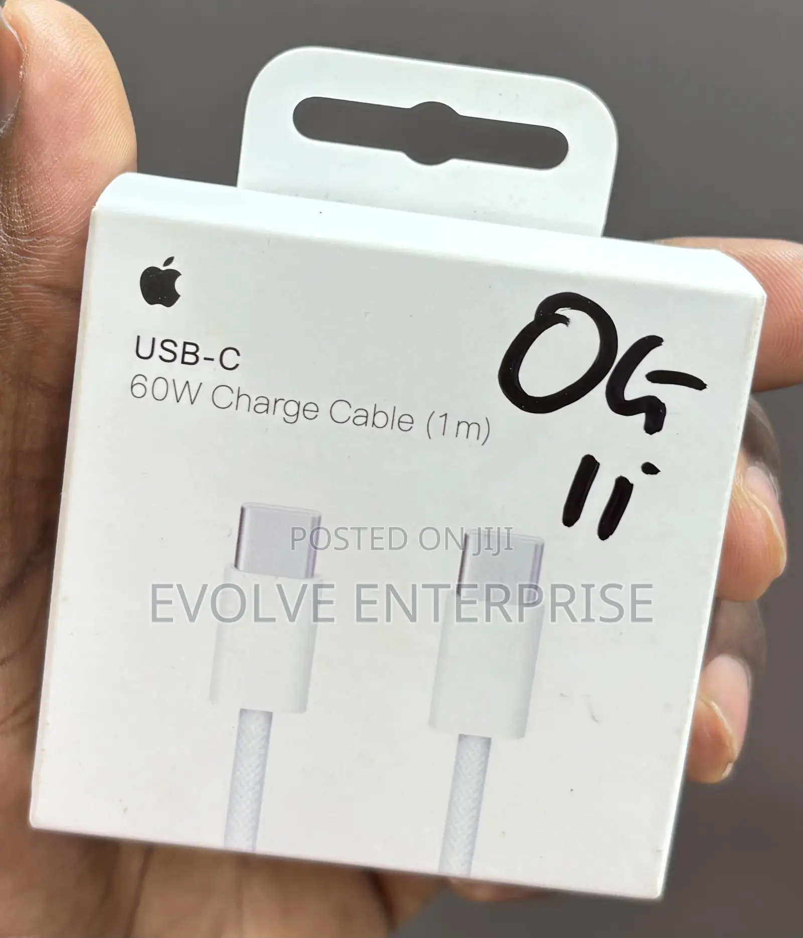 Original Apple USB-C 60W Charger Cable 1M