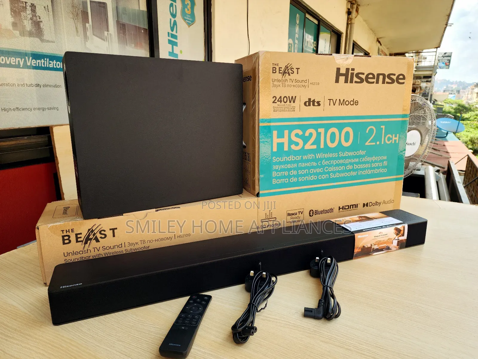 Brand New HS2100 Hisense 240watts Soundbar