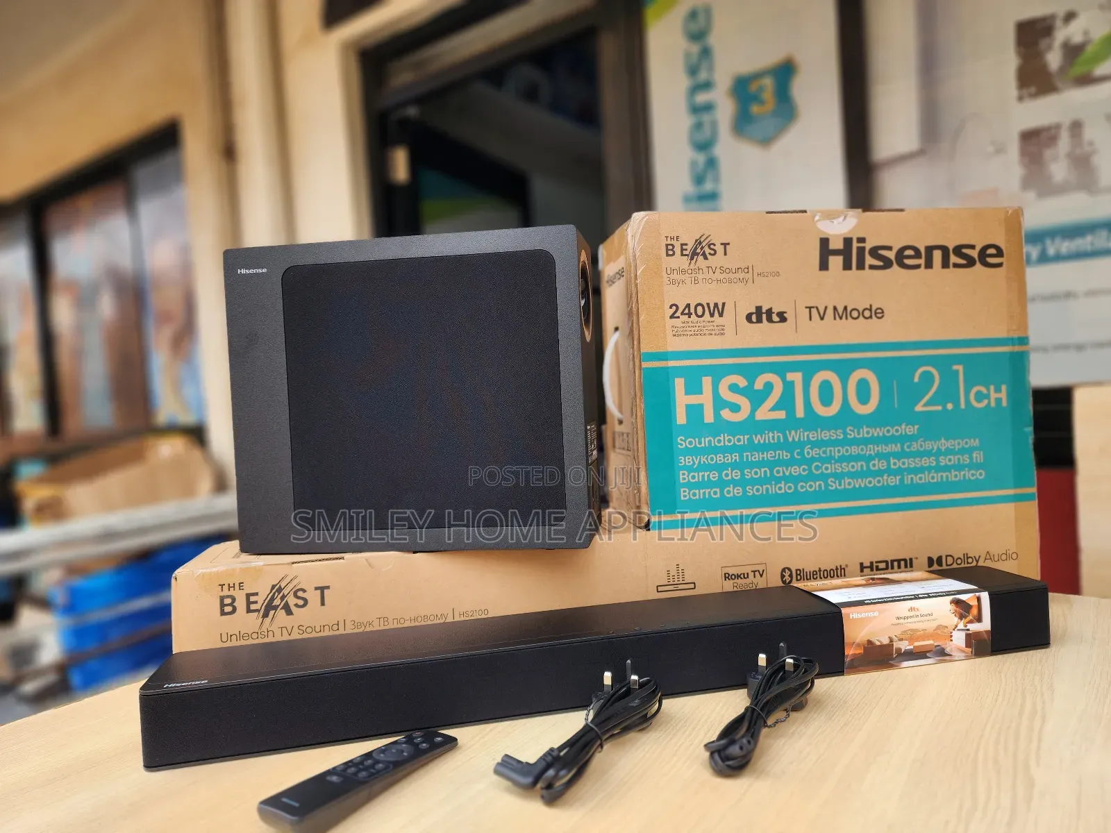 Newly Restocked Hisense HS2100 Beast Soundbar