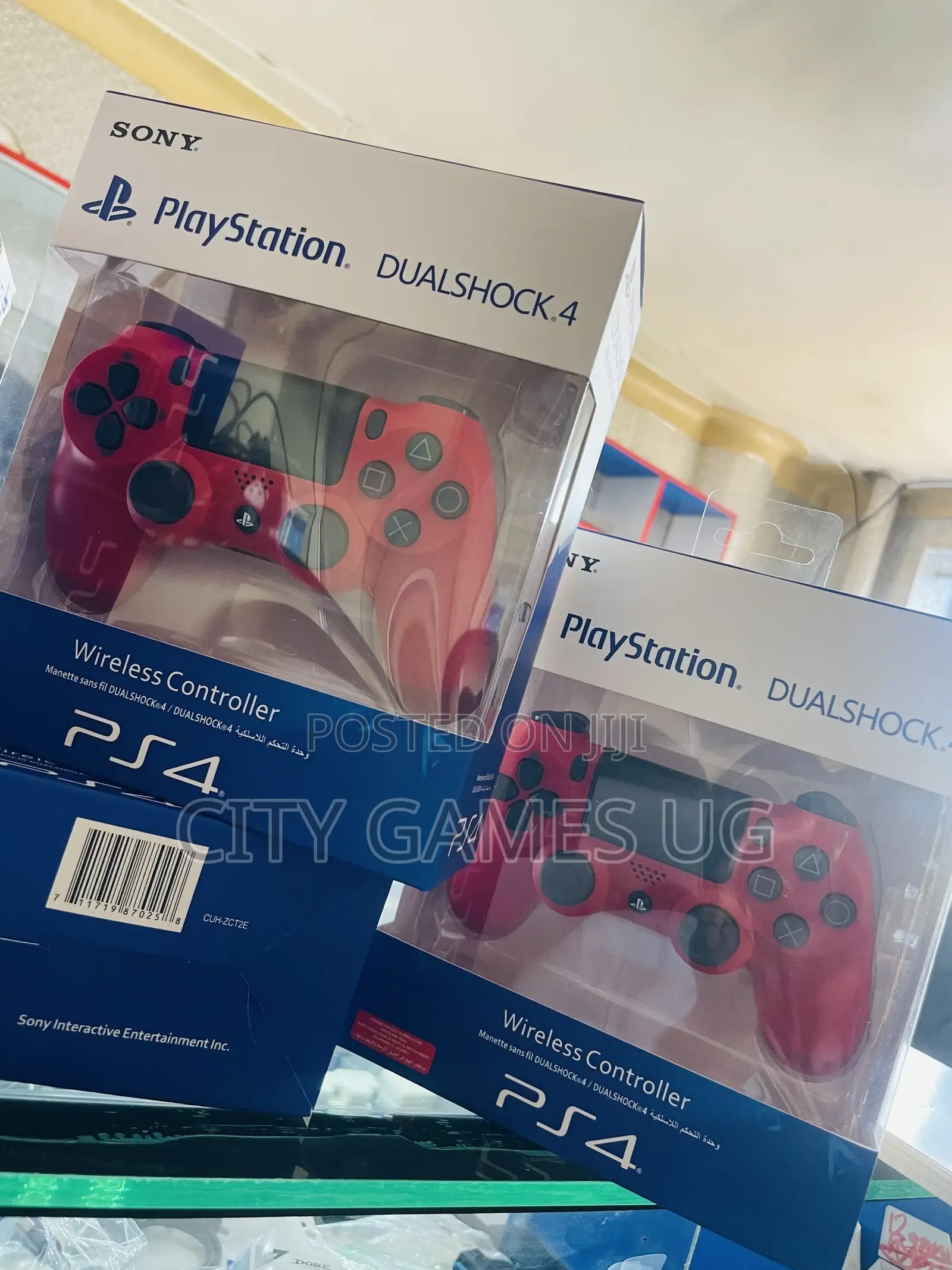 Sony Ps4 Pads- Red Color