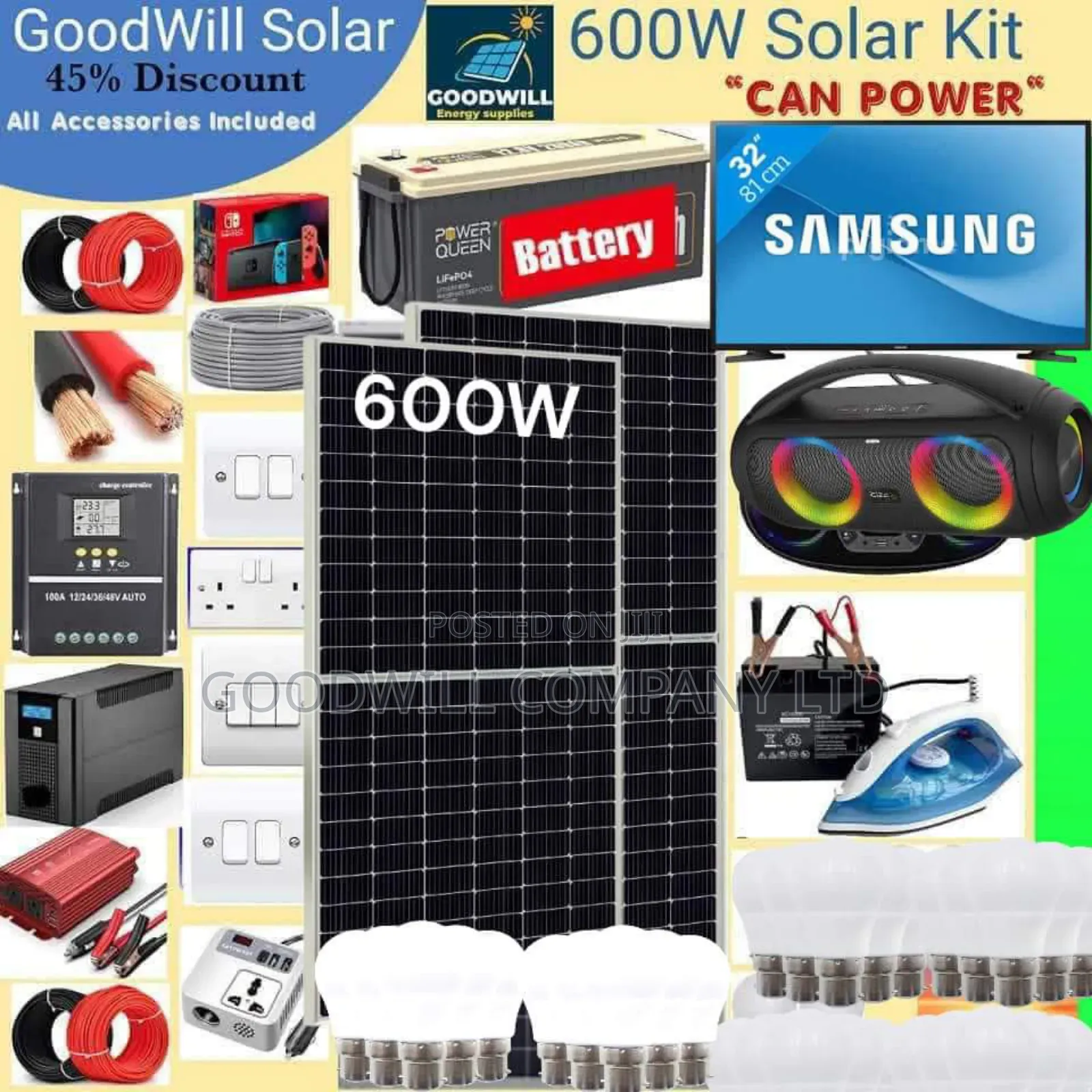 600w German Solar Kit / 600w Green Energy Solar Kit