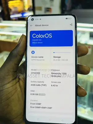 Oppo Reno 5 256 GB Gold