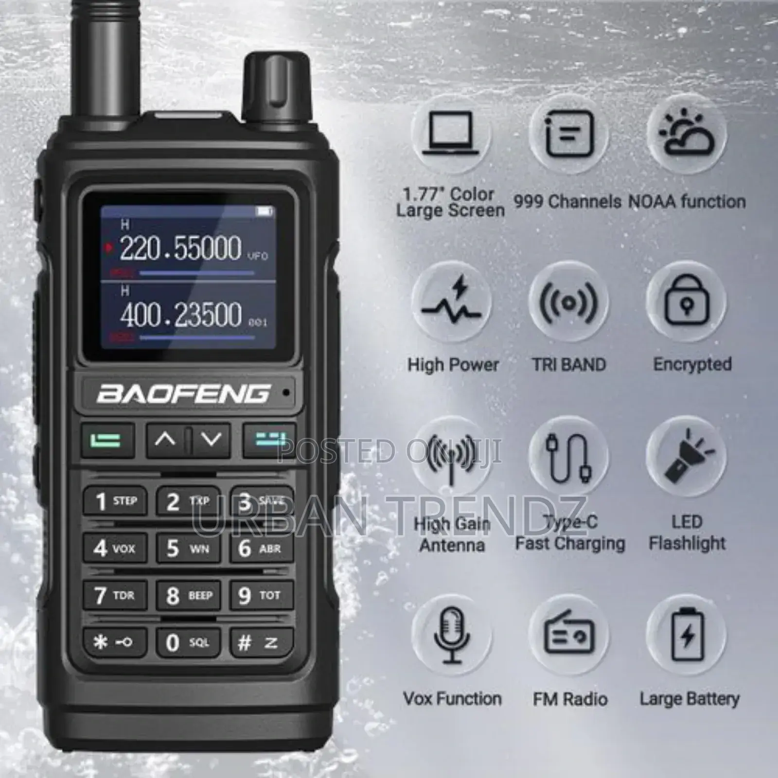 Baofeng UV-17R Ham Radio Upgrade Uv-5r Two Wayradiolongrange