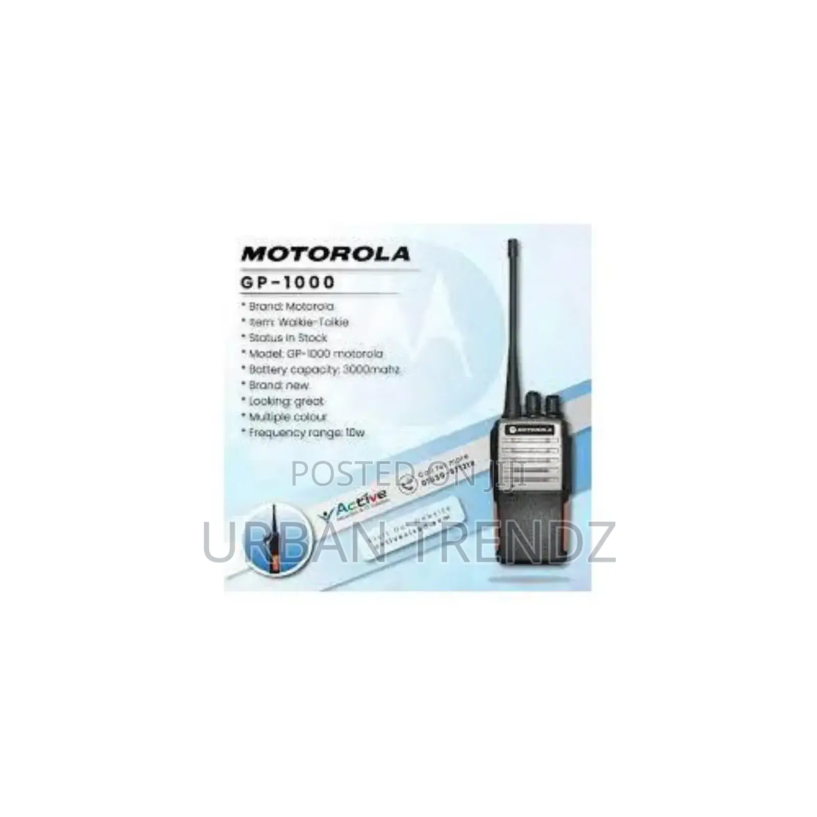 Motorola Wireless GP1000 Long Range Walkie Talkie Two