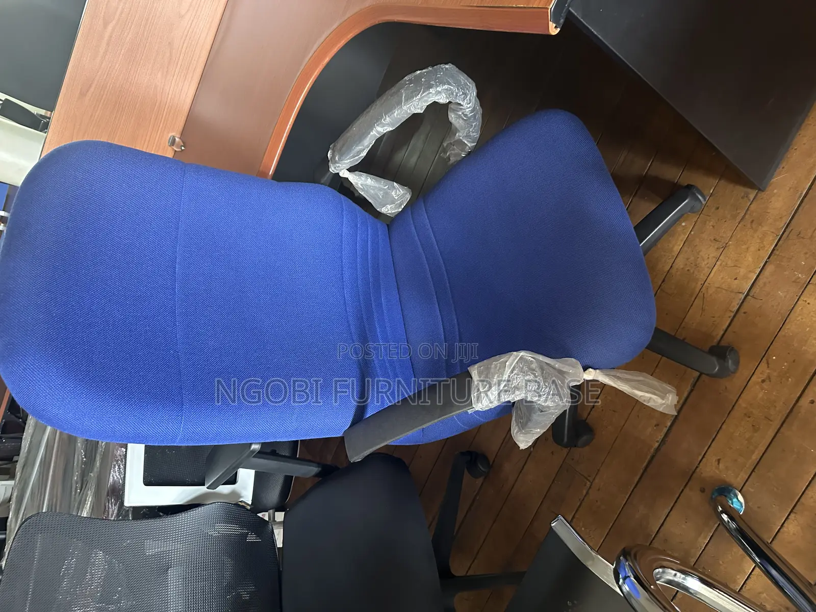 Office Chairs Blue and Red