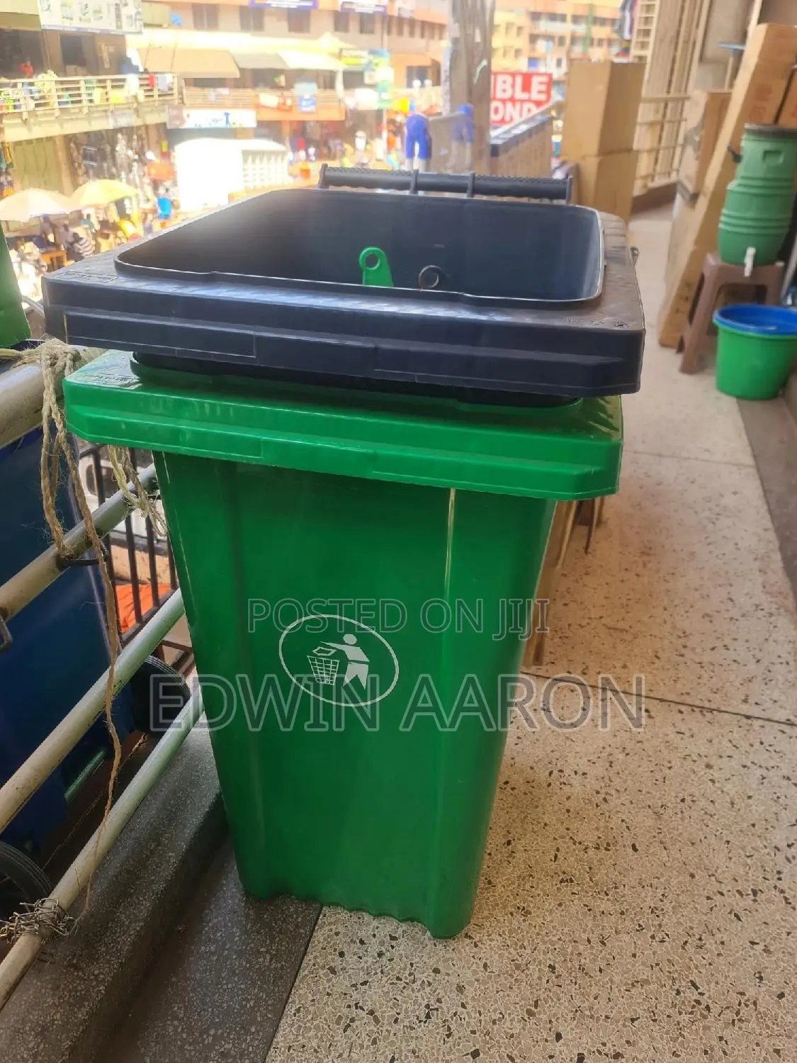 Plastic Waste Bin 240L With Wheels