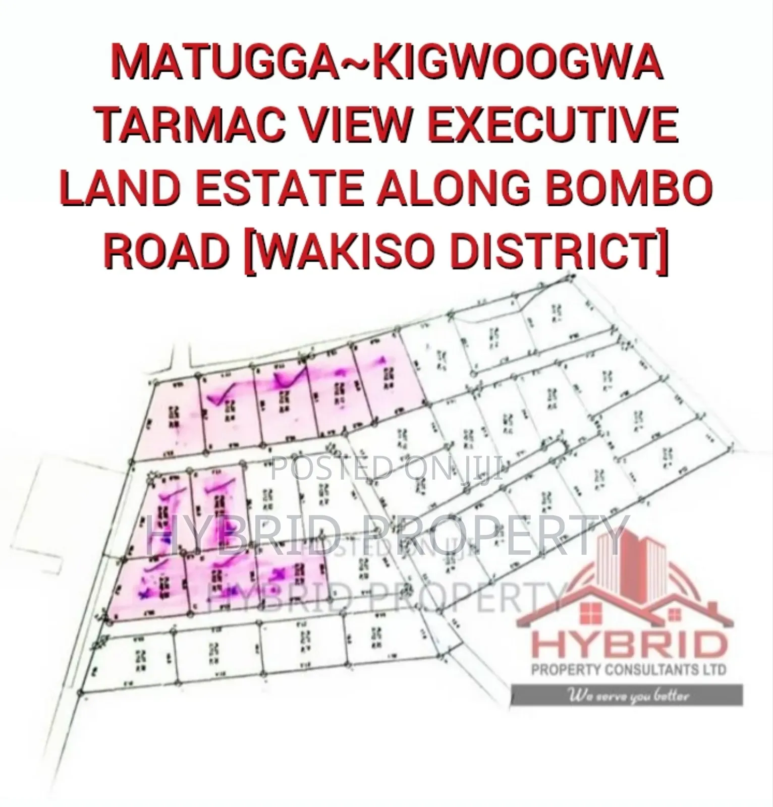 Prime Plots For Sale At Matugga Tarmac View Estate~Bombo Rd.