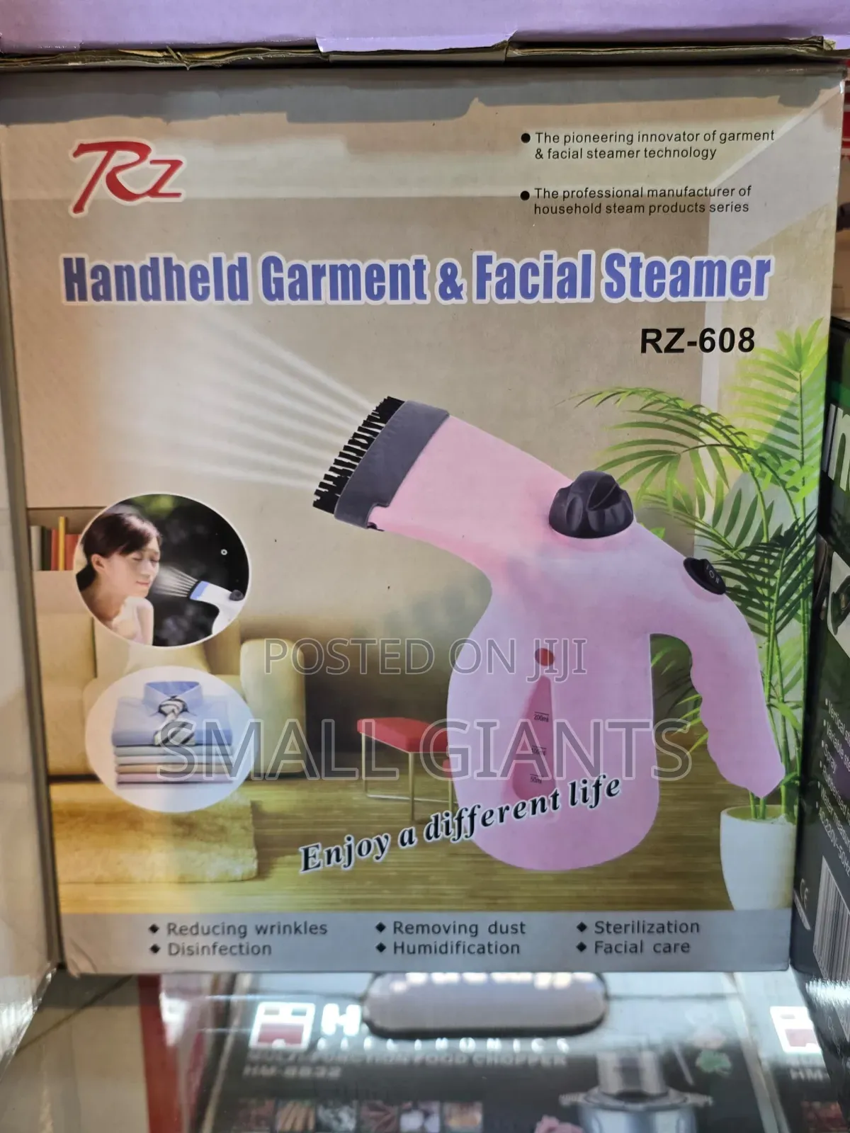 New 2 in 1 Handheld Garment Facial Steamer