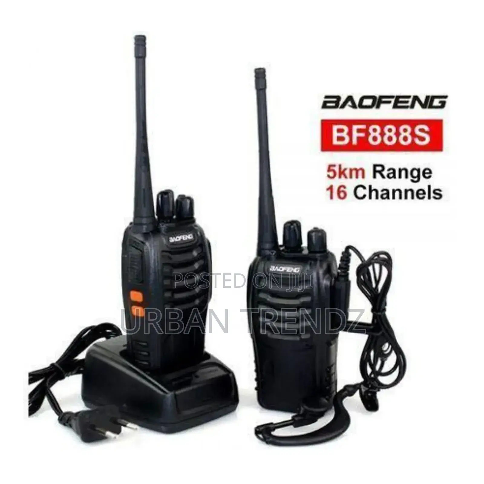 Baofeng 888s Walkie Talkie Radio Calls 5km -2 Pieces