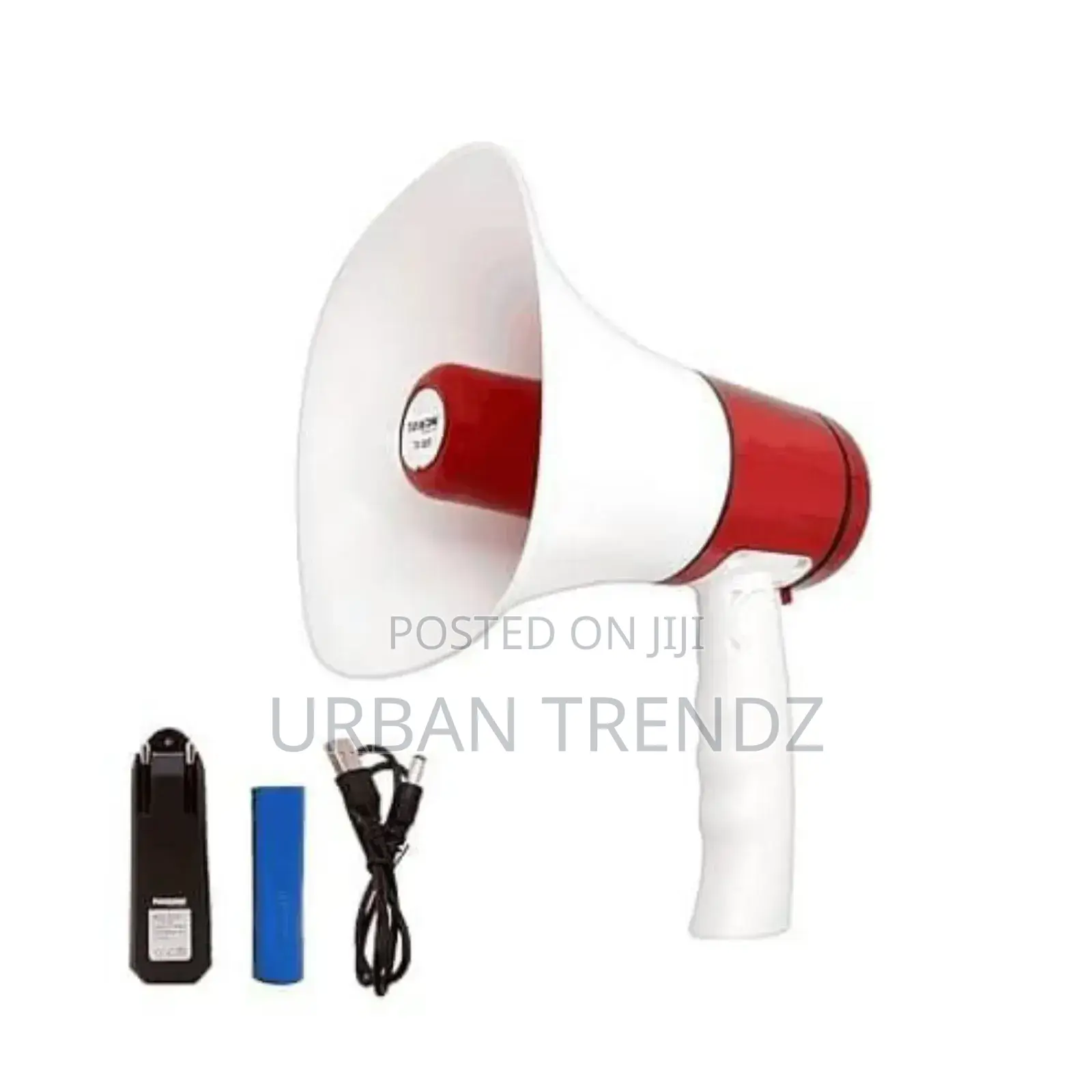 Megaphone Voice Recorder-Red White