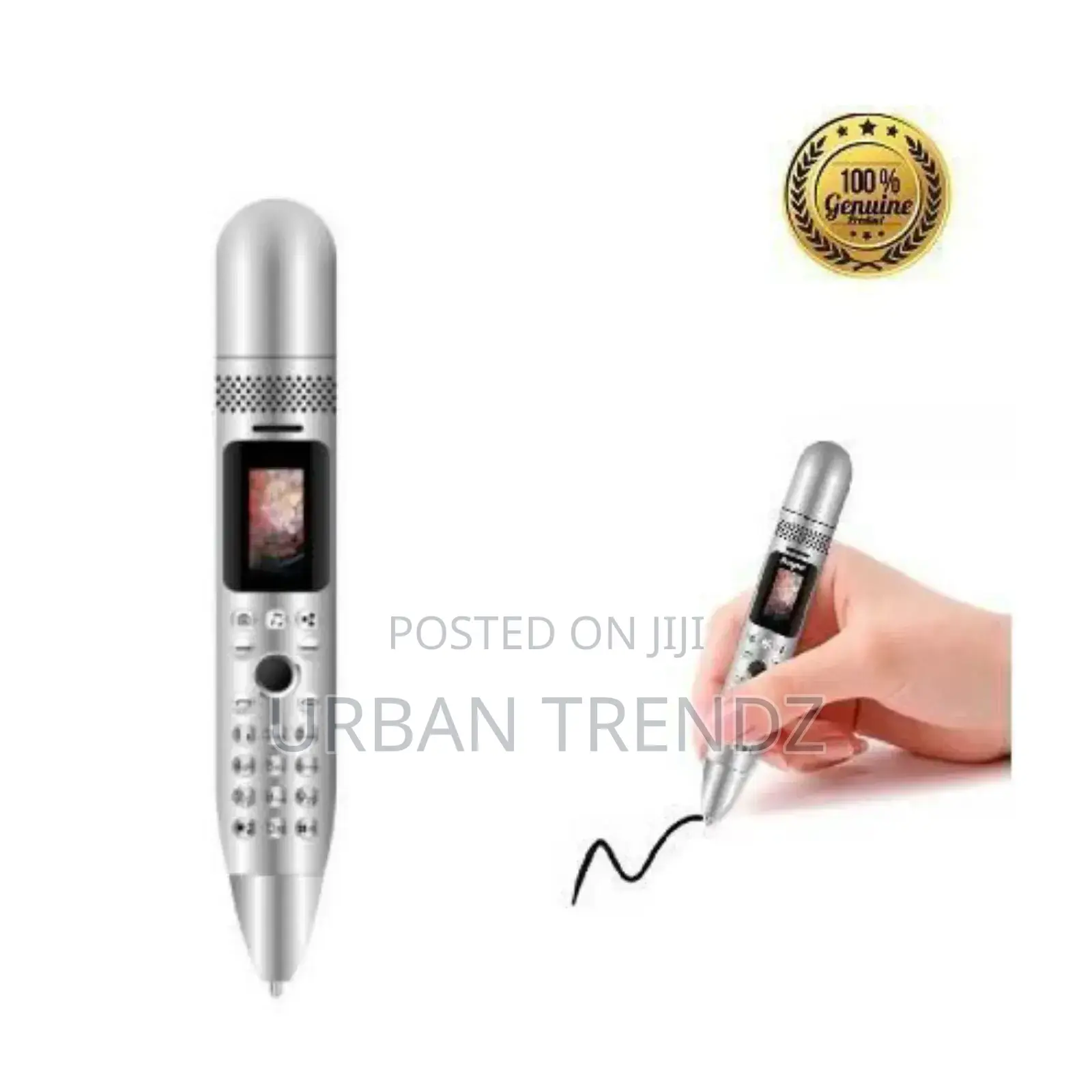 Mobile Phone Pen With Voice/Video Recorder - Silver