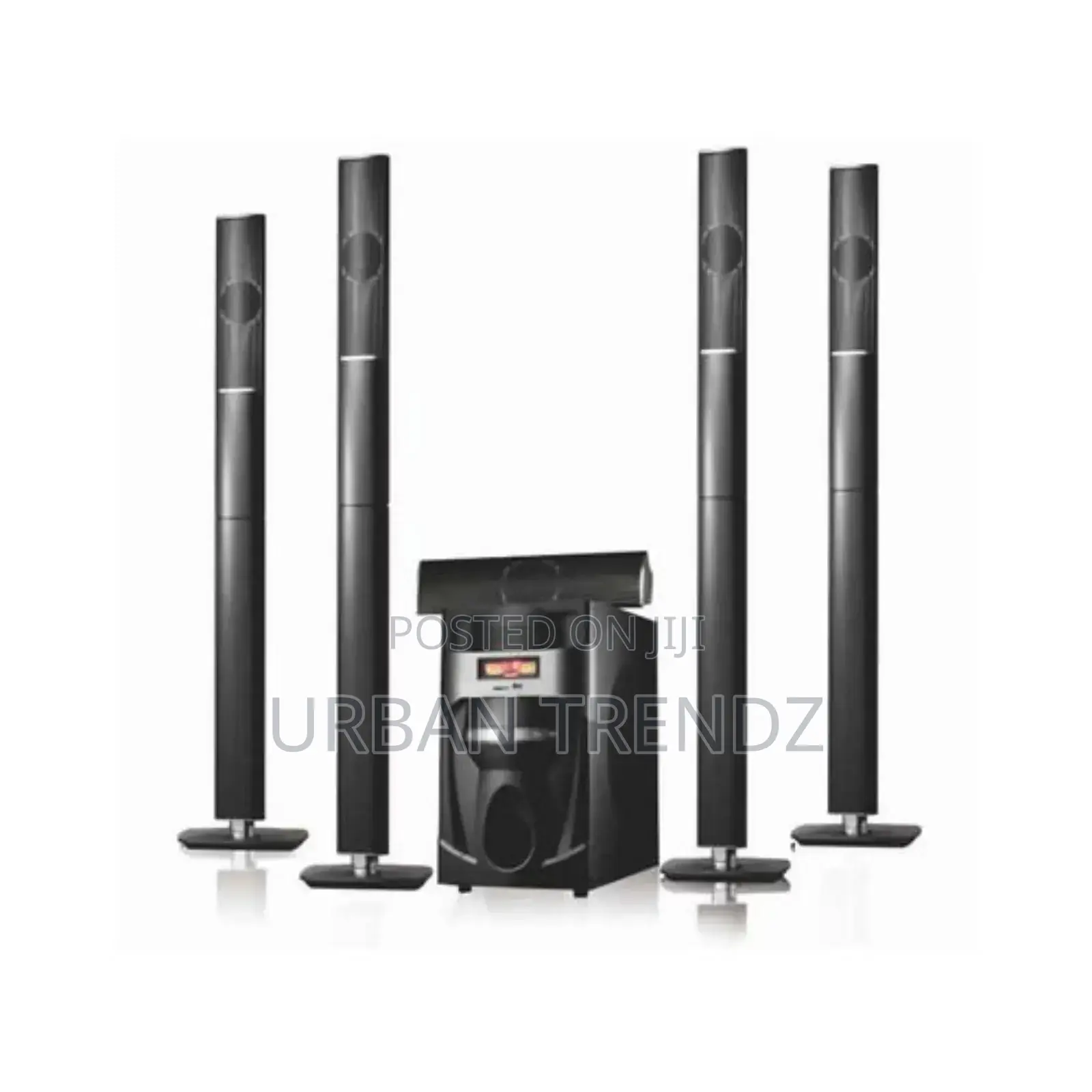 Super Bass 5 Speakers Home Theatre System-Black