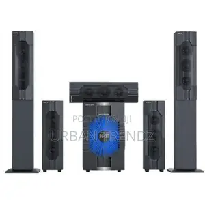 5.1 Multimedia Speaker System With Led Display Good Sound