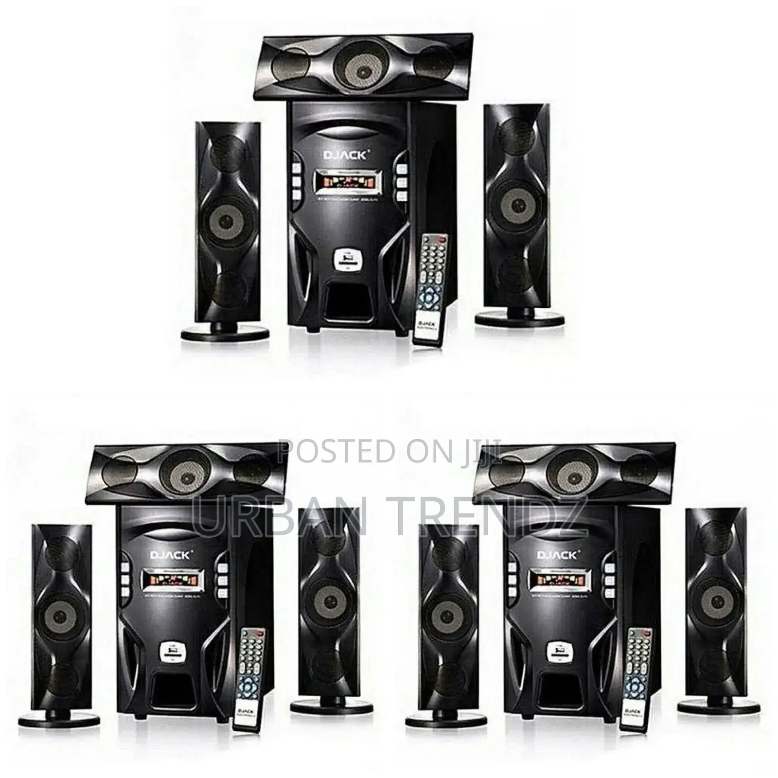 Djack 3.1 Hifibluetooth AC/DC Speaker With FM, USB, SD -