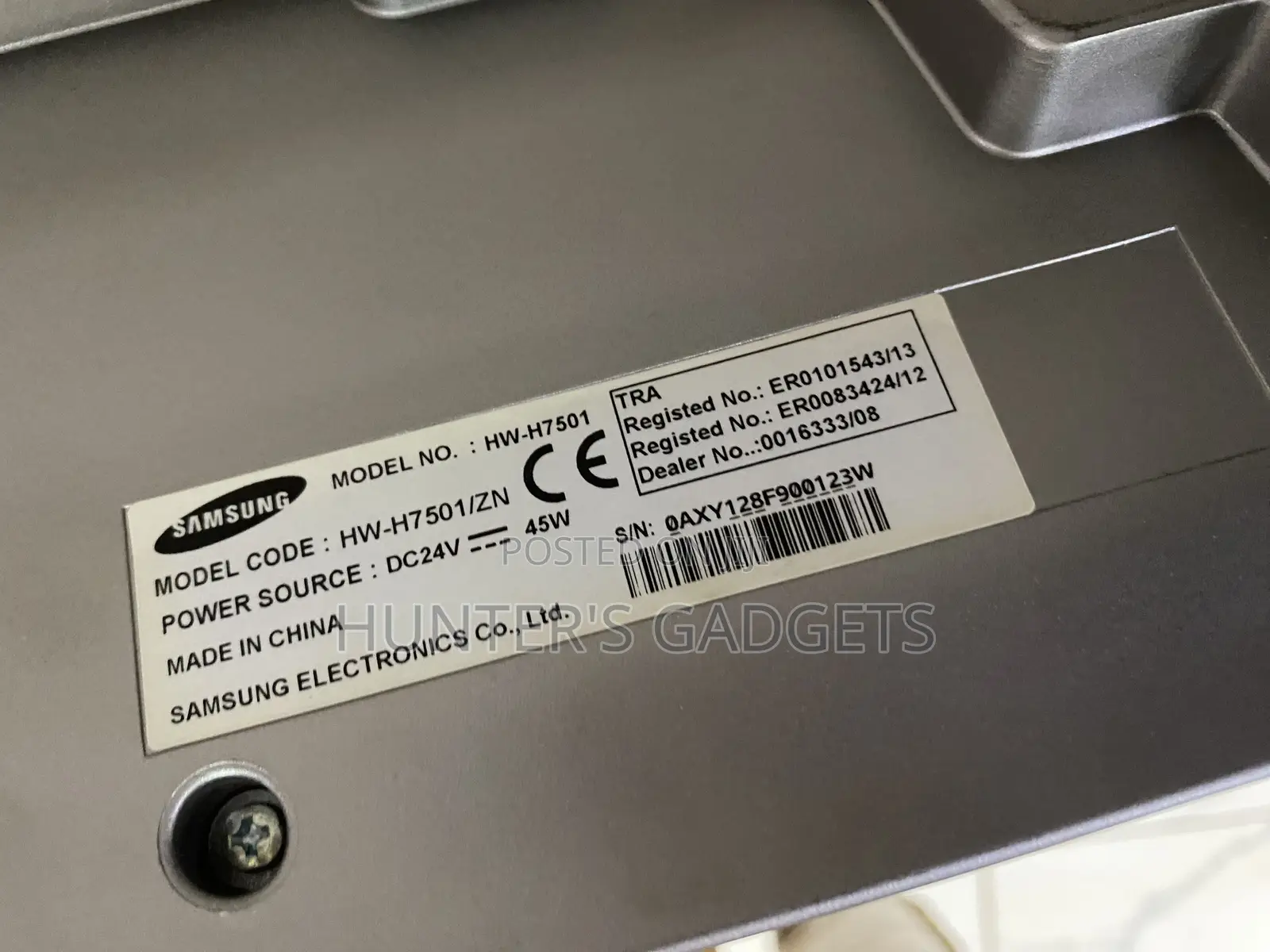 Samsung Curved Bluetooth Wireless Sound Bar Uk Used