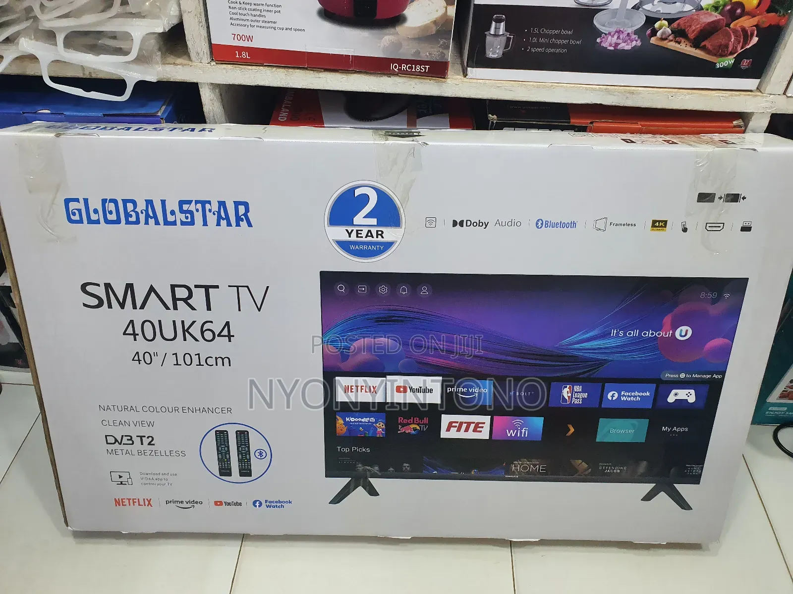 Globalstar 40" Smart Android Frameless Tv