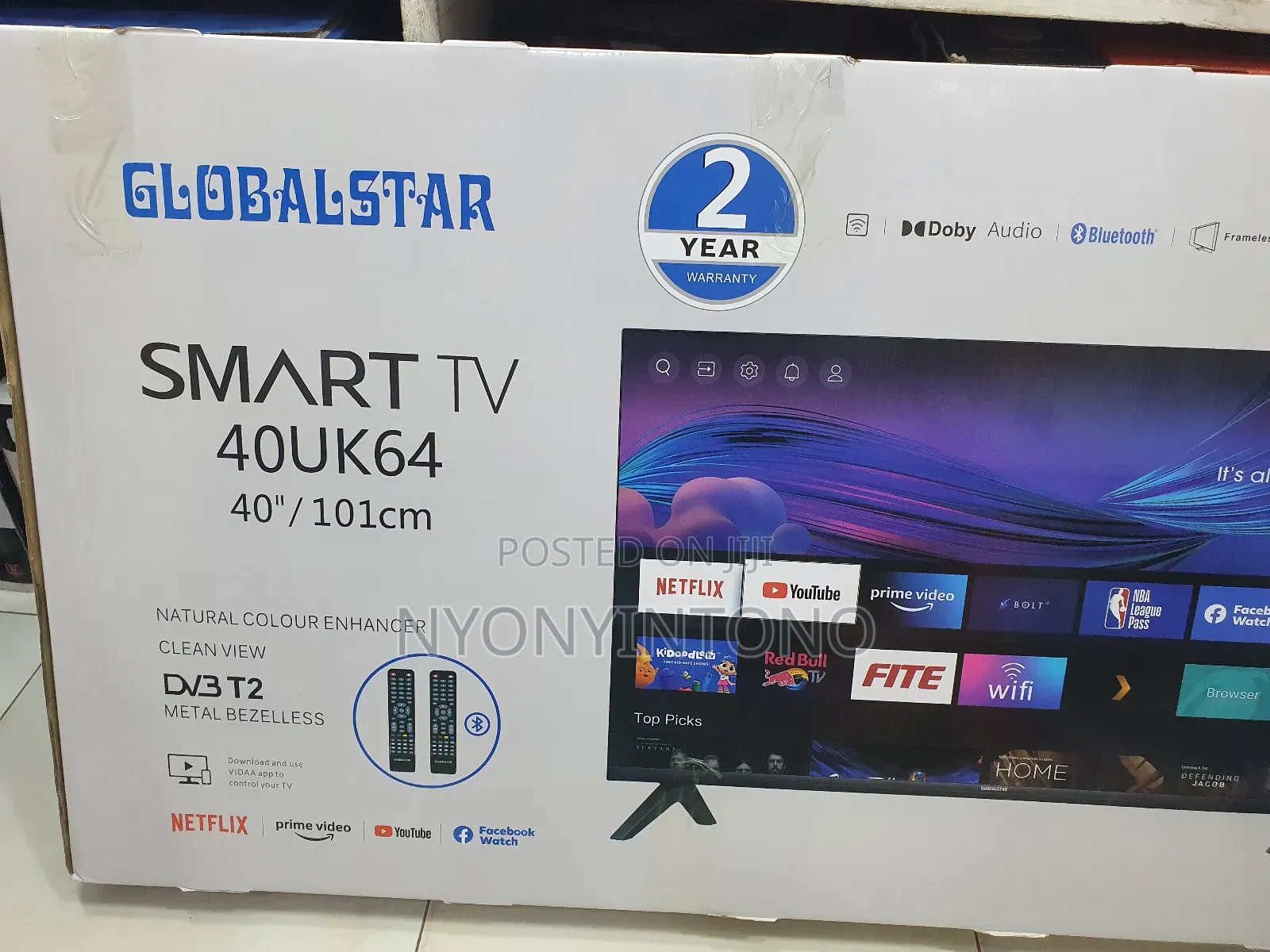 Globalstar 40" Smart Android Frameless Tv