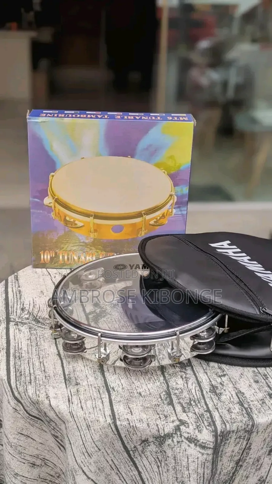 Stainless Steel Drum Percussion Tambourines | FREE Key Tuner