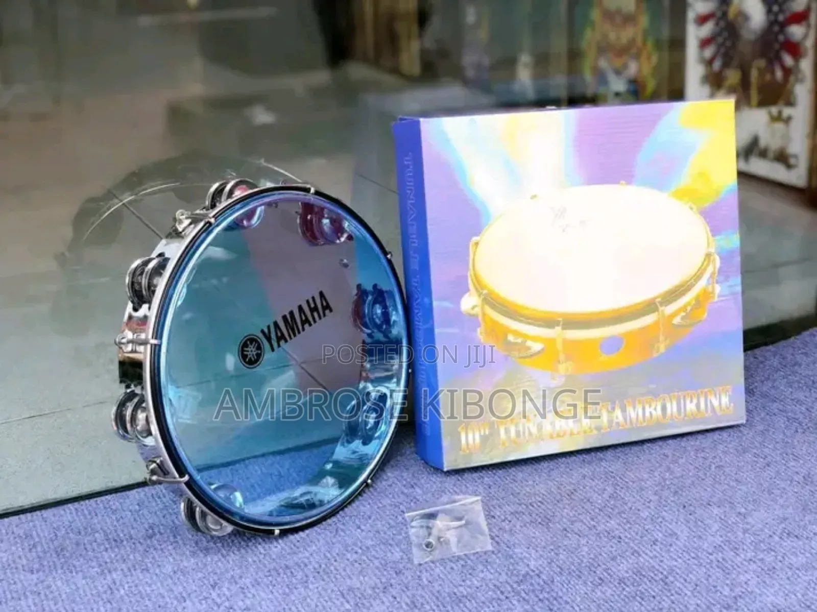 Stainless Steel Drum Percussion Tambourines | FREE Key Tuner