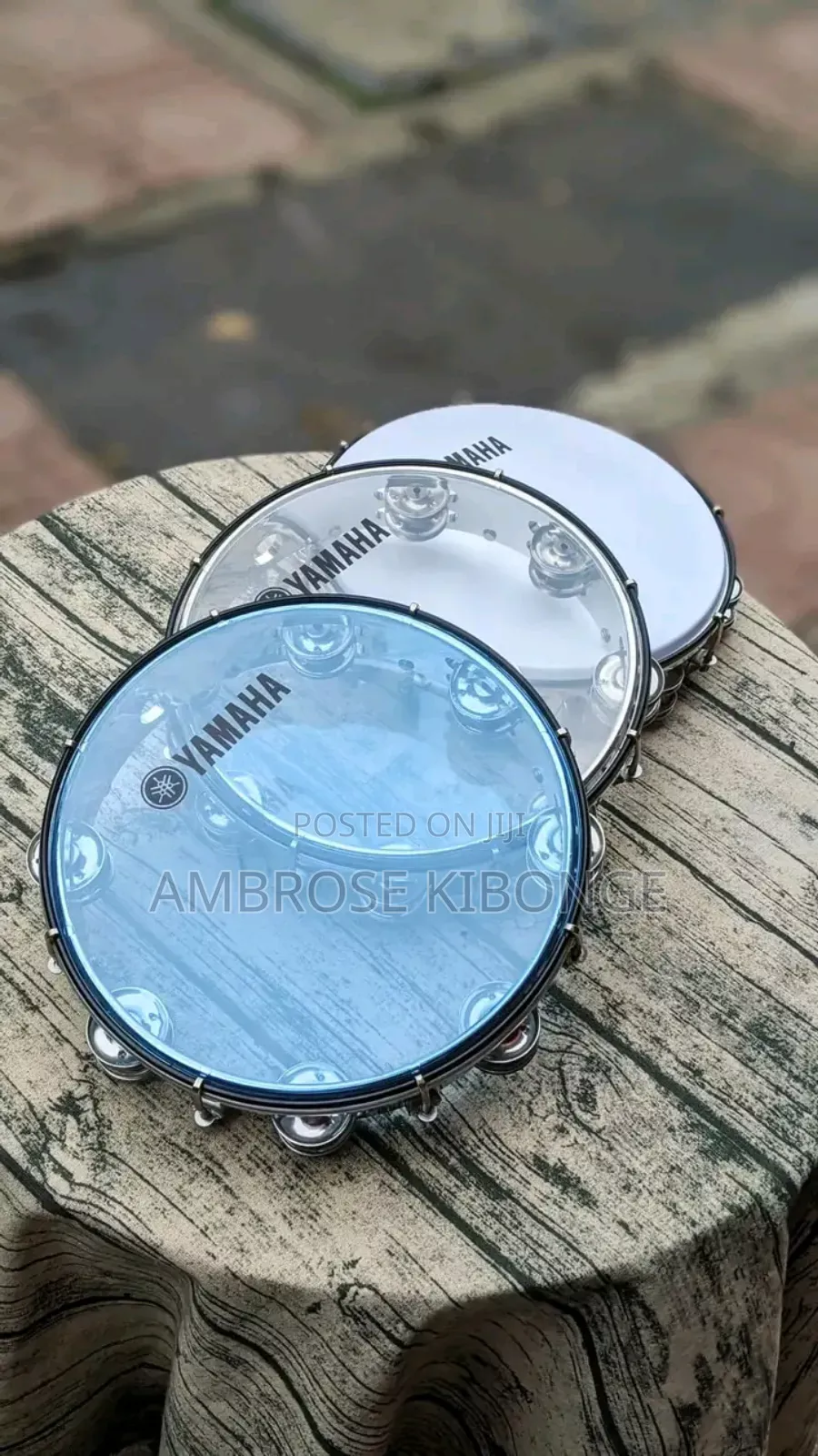 Stainless Steel Drum Percussion Tambourines | FREE Key Tuner
