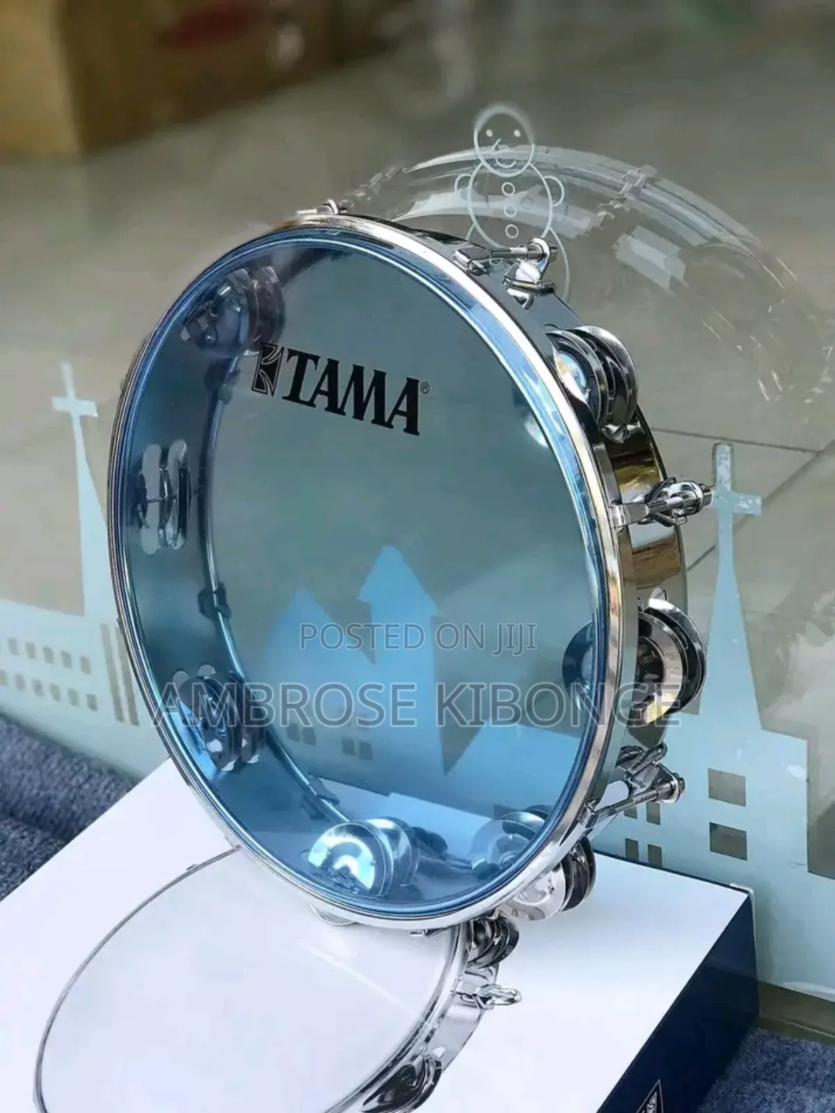 Stainless Steel Drum Percussion Tambourines | FREE Key Tuner
