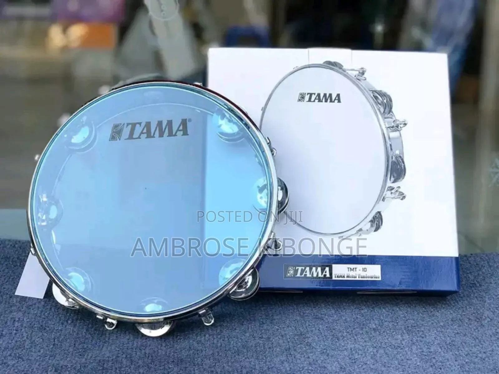 Stainless Steel Drum Percussion Tambourines | FREE Key Tuner