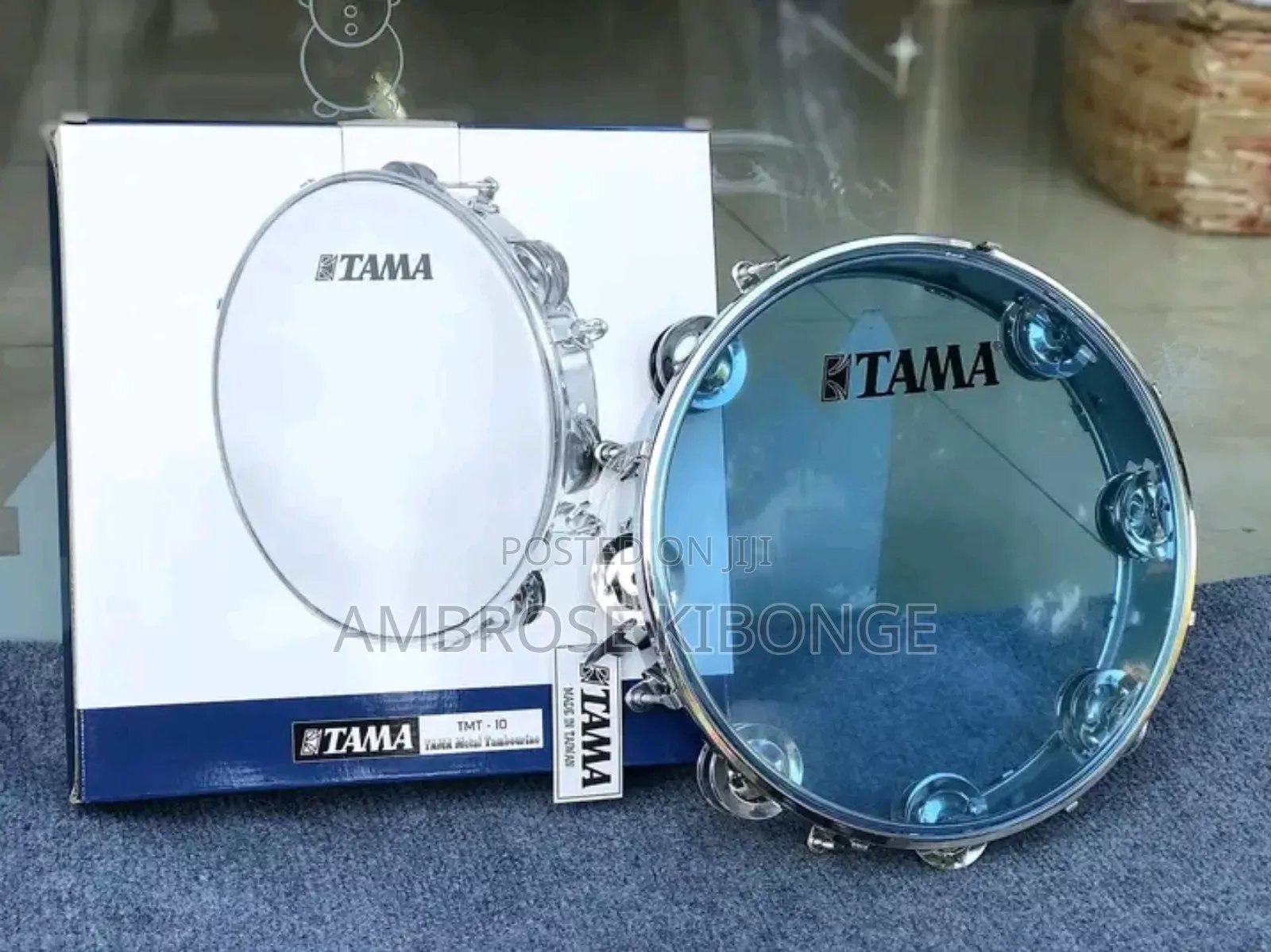 Stainless Steel Drum Percussion Tambourines | FREE Key Tuner