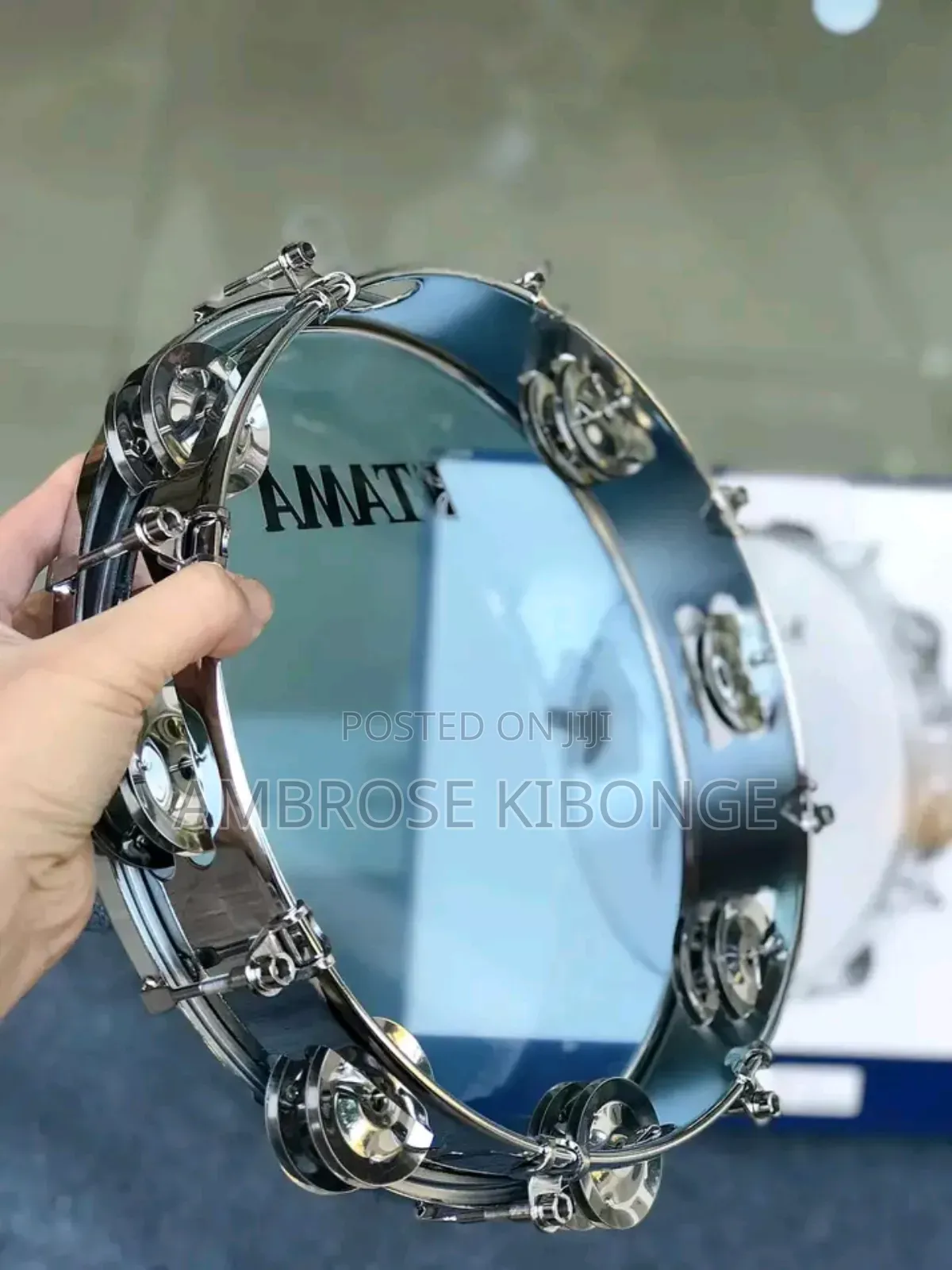 Stainless Steel Drum Percussion Tambourines | FREE Key Tuner