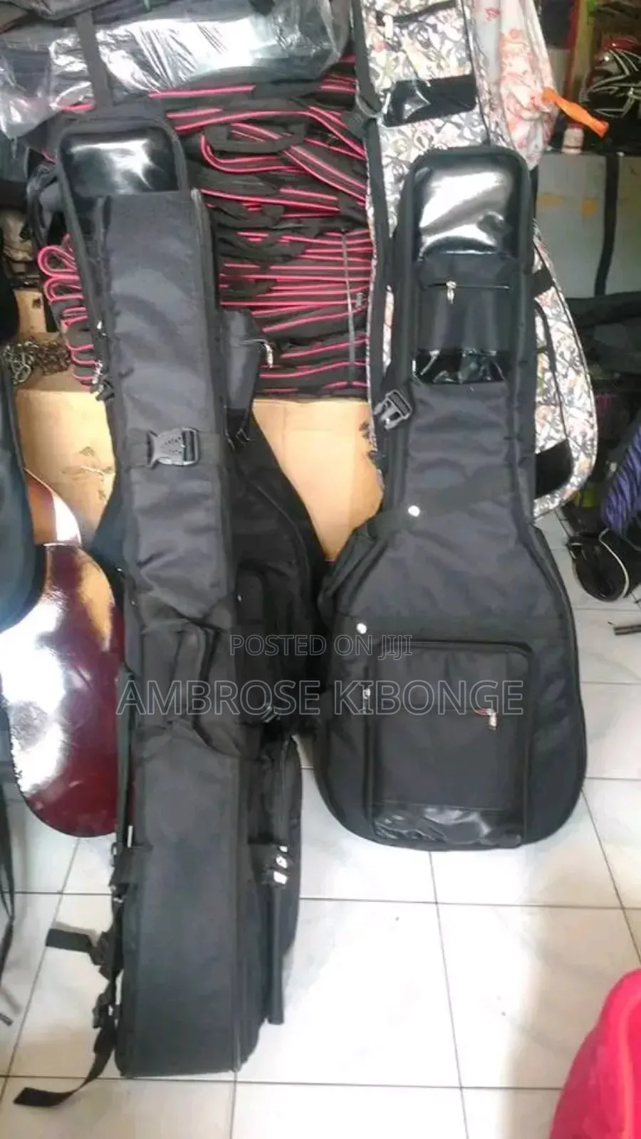 Full Size 42inch Portable Double Padded Acoustic Guitar Bag.