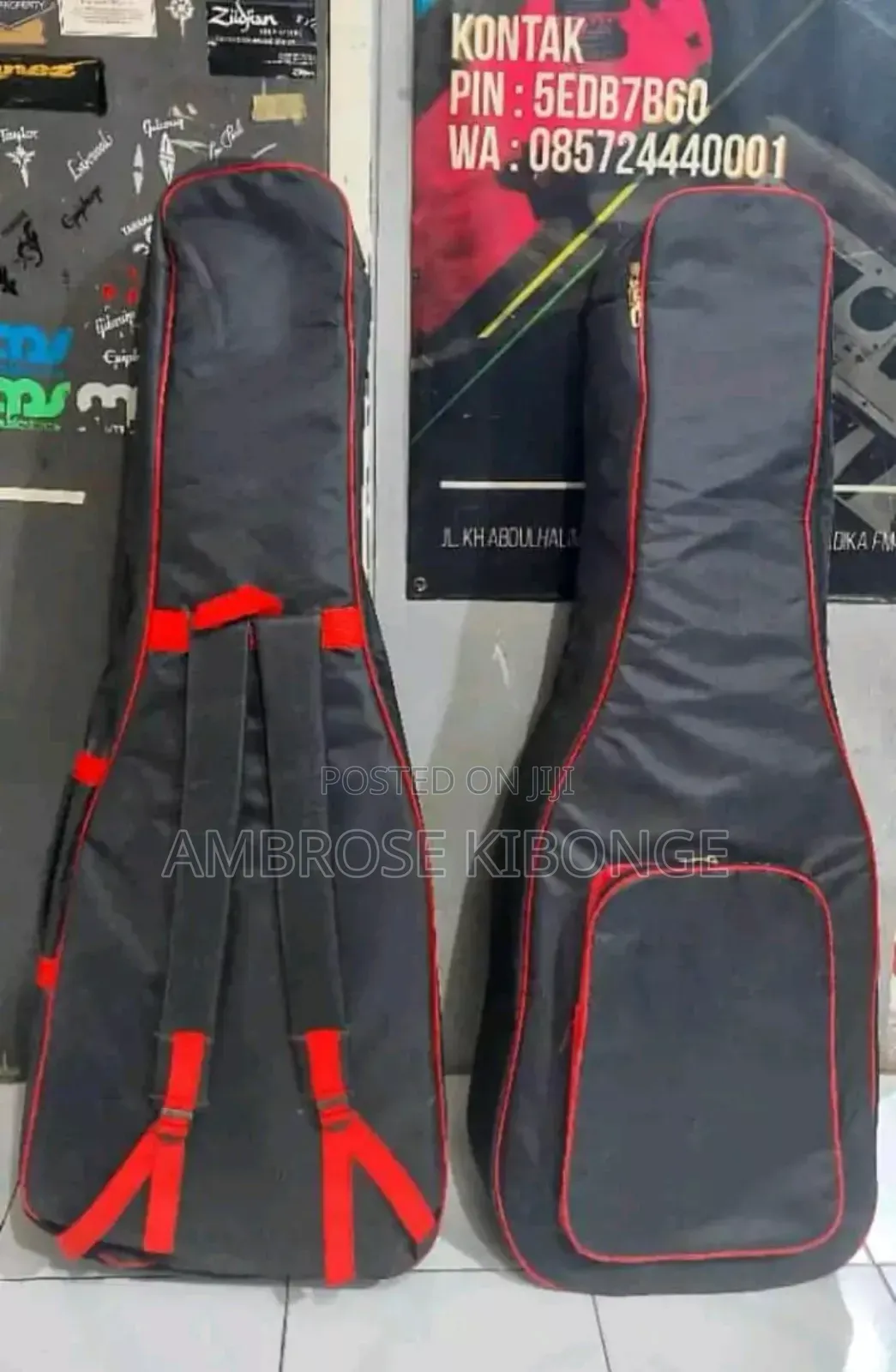 Full Size 42inch Portable Double Padded Acoustic Guitar Bag.