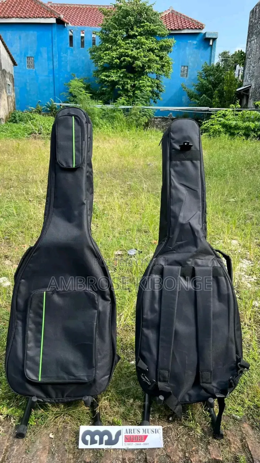 Strong Quality Electric Solo Guitar Bag Double Padded Sponge