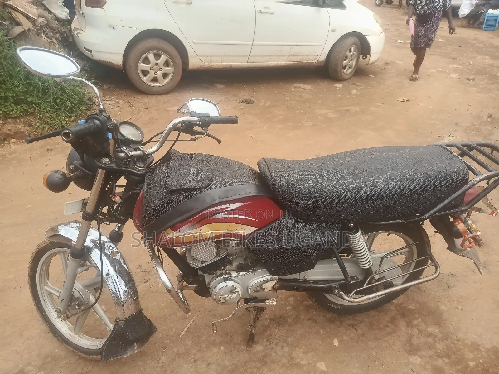 TVS XL 100 2016 Red