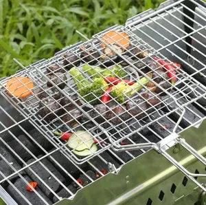 Stainless Steel Nonstick Barbecue Grill Basket