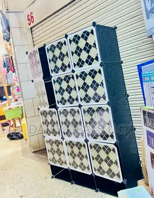 Black Port Clothes Storage Wardrobe