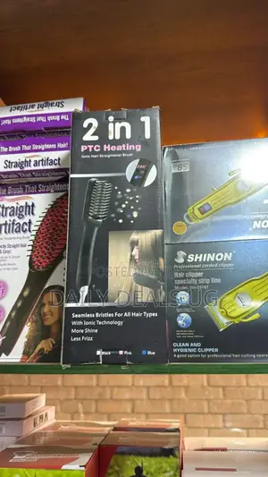 2 in 1 PTC Heating Hair Straightener