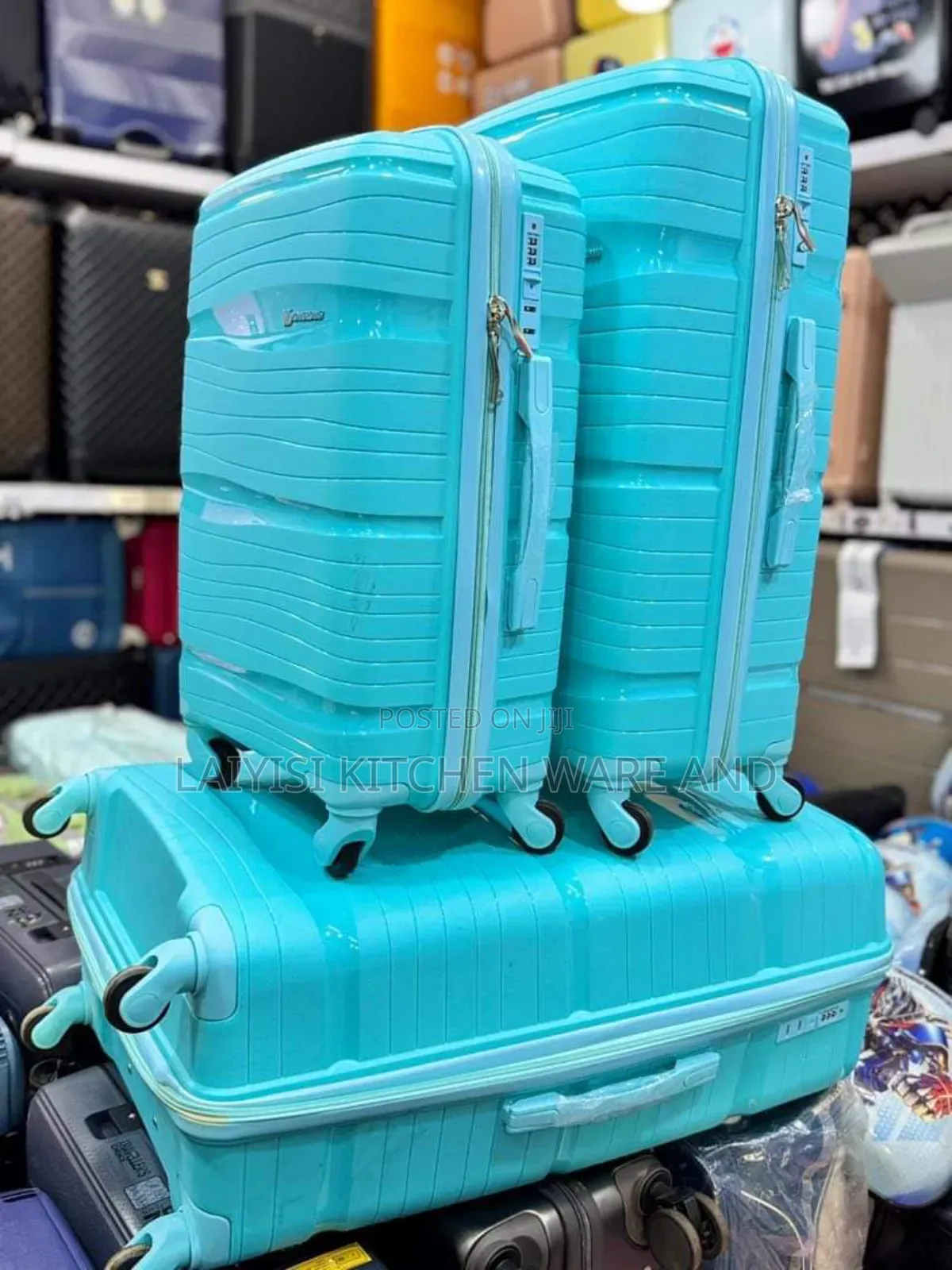 Aset of 3 Long Lasting Traveling and Home Suit Cases Orbags