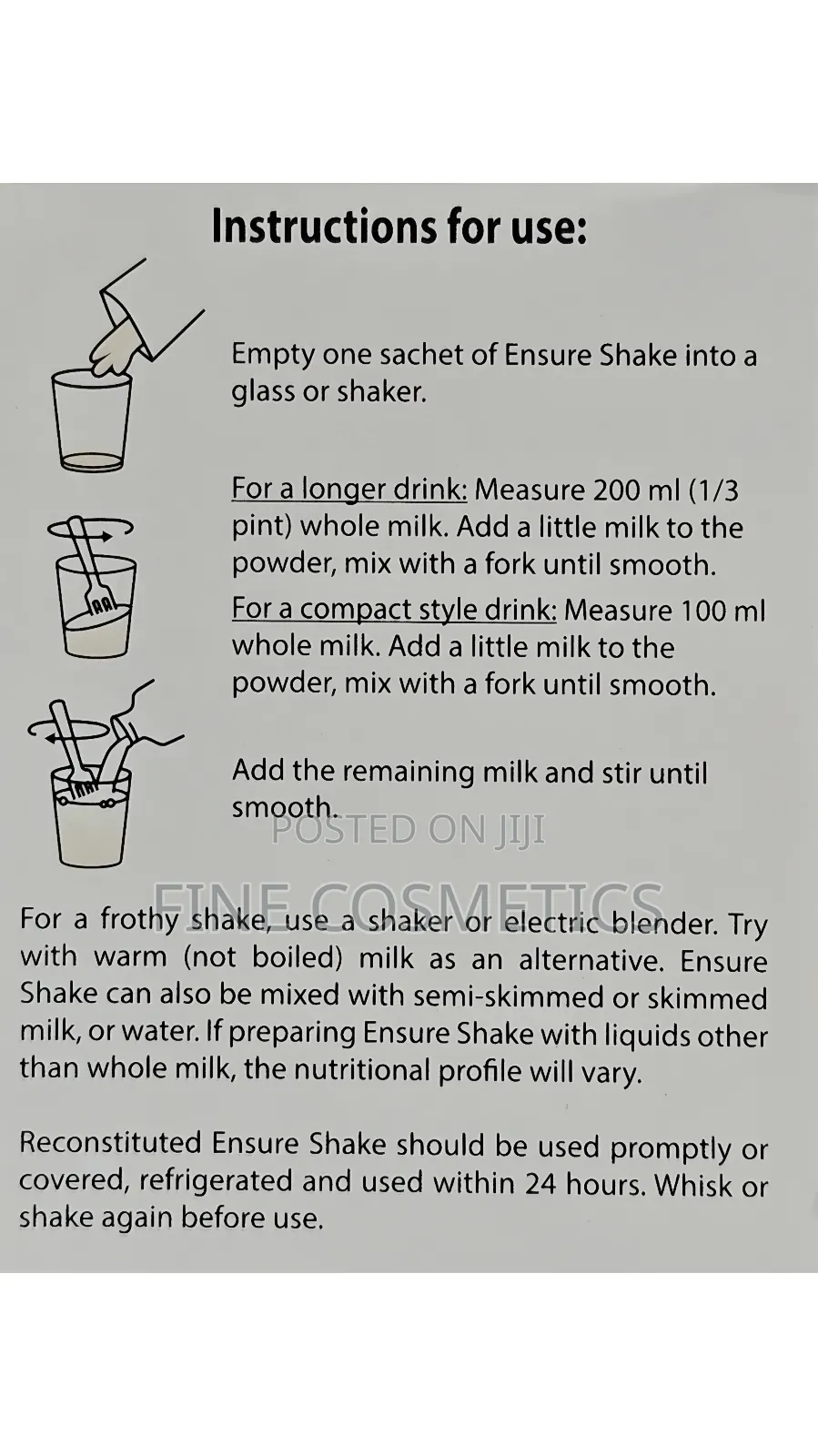 ENSURE | Unisex Weight Gain Nutrition Body Building Powder.