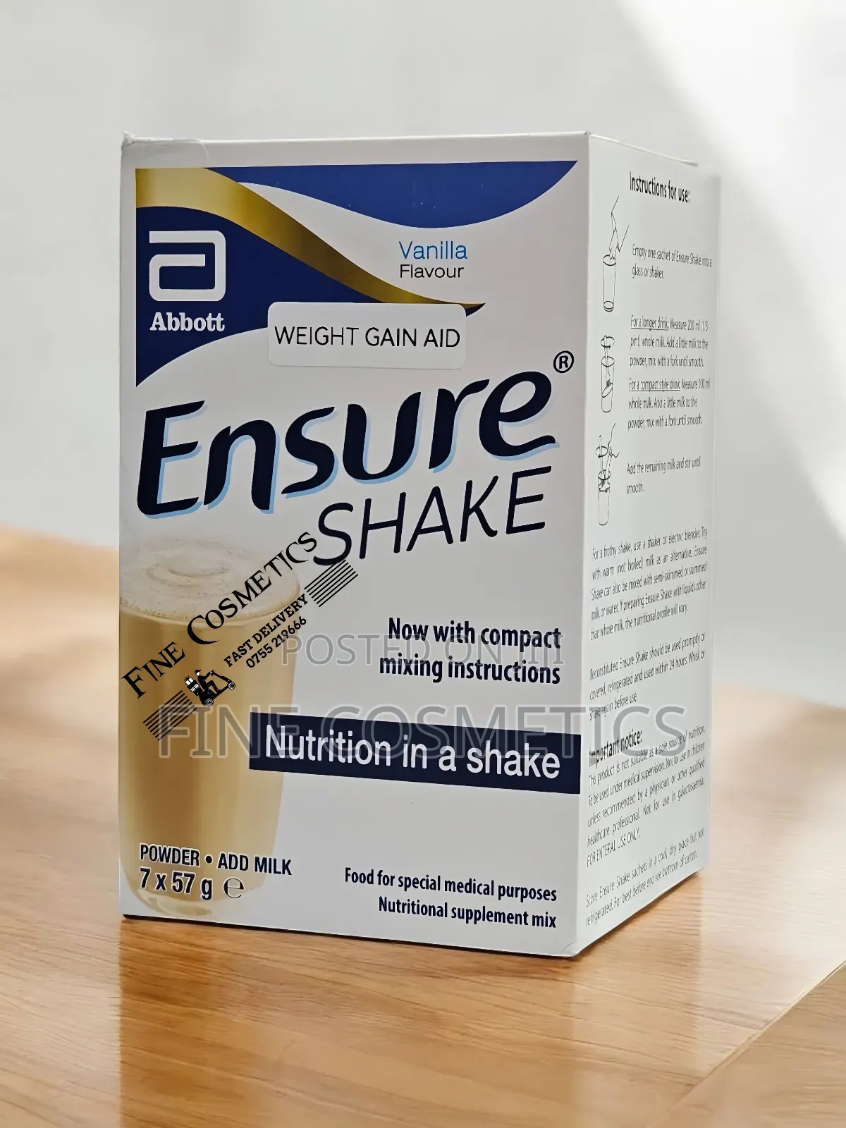 ENSURE | Unisex Weight Gain Nutrition Body Building Powder.