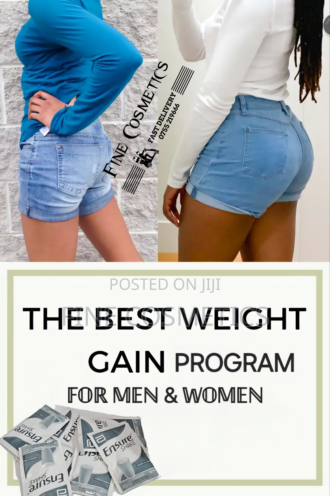 ENSURE | Unisex Weight Gain Nutrition Body Building Powder.